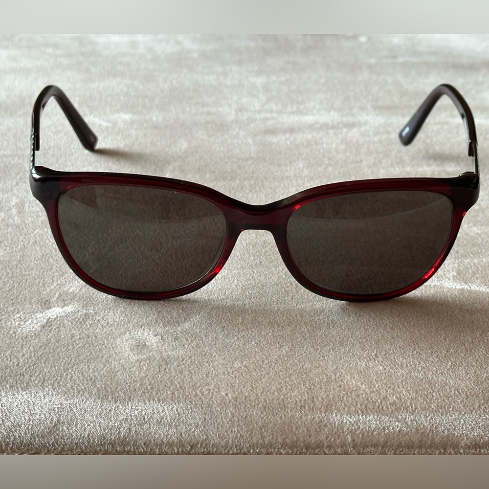 Chelsea Morgan Suns Eyeglass Frame. Brownish-Red. Good pre-owned condition.